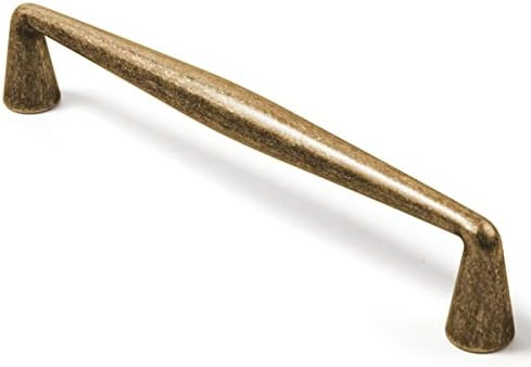 Goo-Ki Vintage Retro Brass Zinc Alloy Cabinet Handles - 5.03''( 128mm ) Hole Center Affordable Lu... | Amazon (US)