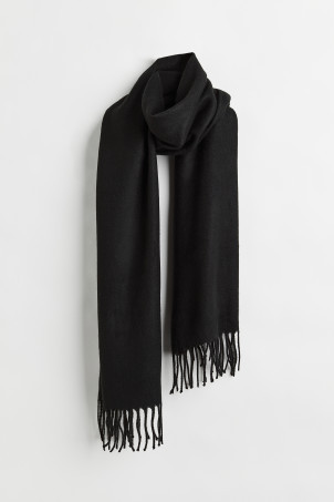 Woven Scarf - Beige - Ladies | H&M US | H&M (US + CA)