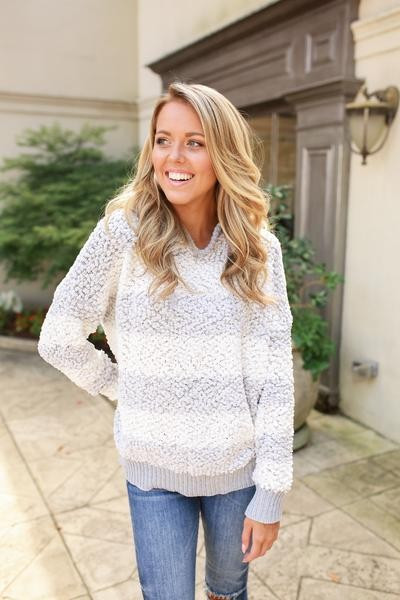 Stripes Of Softness Hoodie | ivy & leo