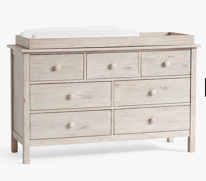 Kendall Extra-Wide Nursery Dresser & Topper Set | Pottery Barn Kids