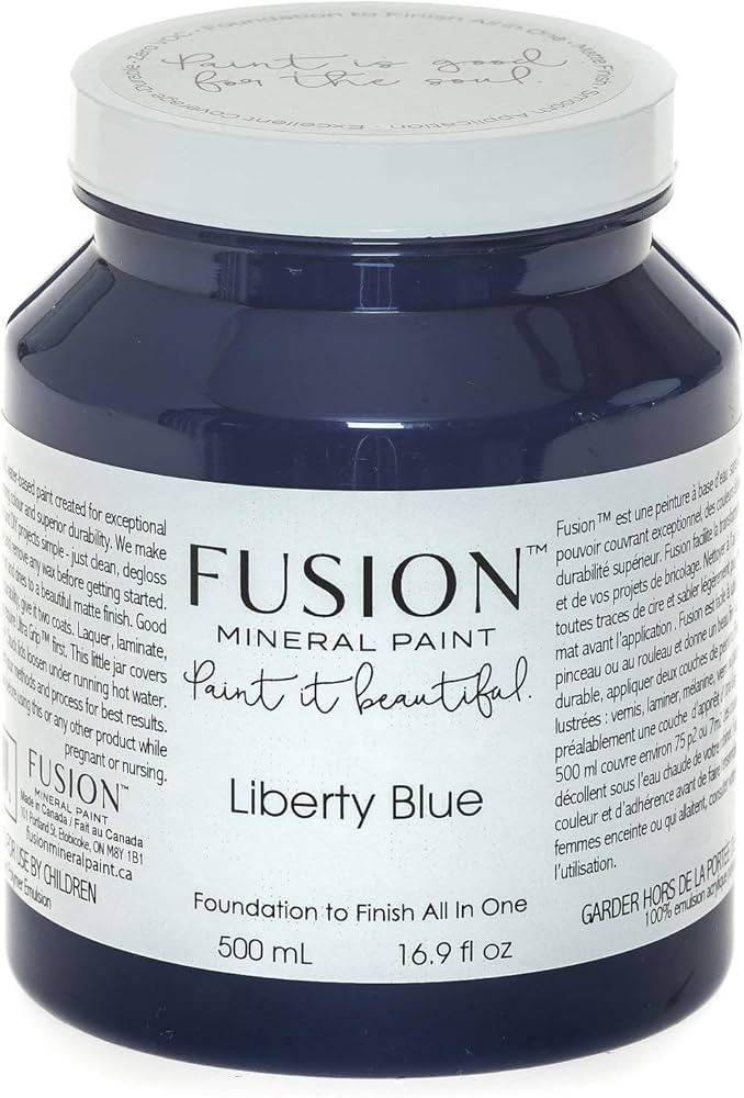 Fusion Mineral Paint 500 ml Liberty Blue | Amazon (US)