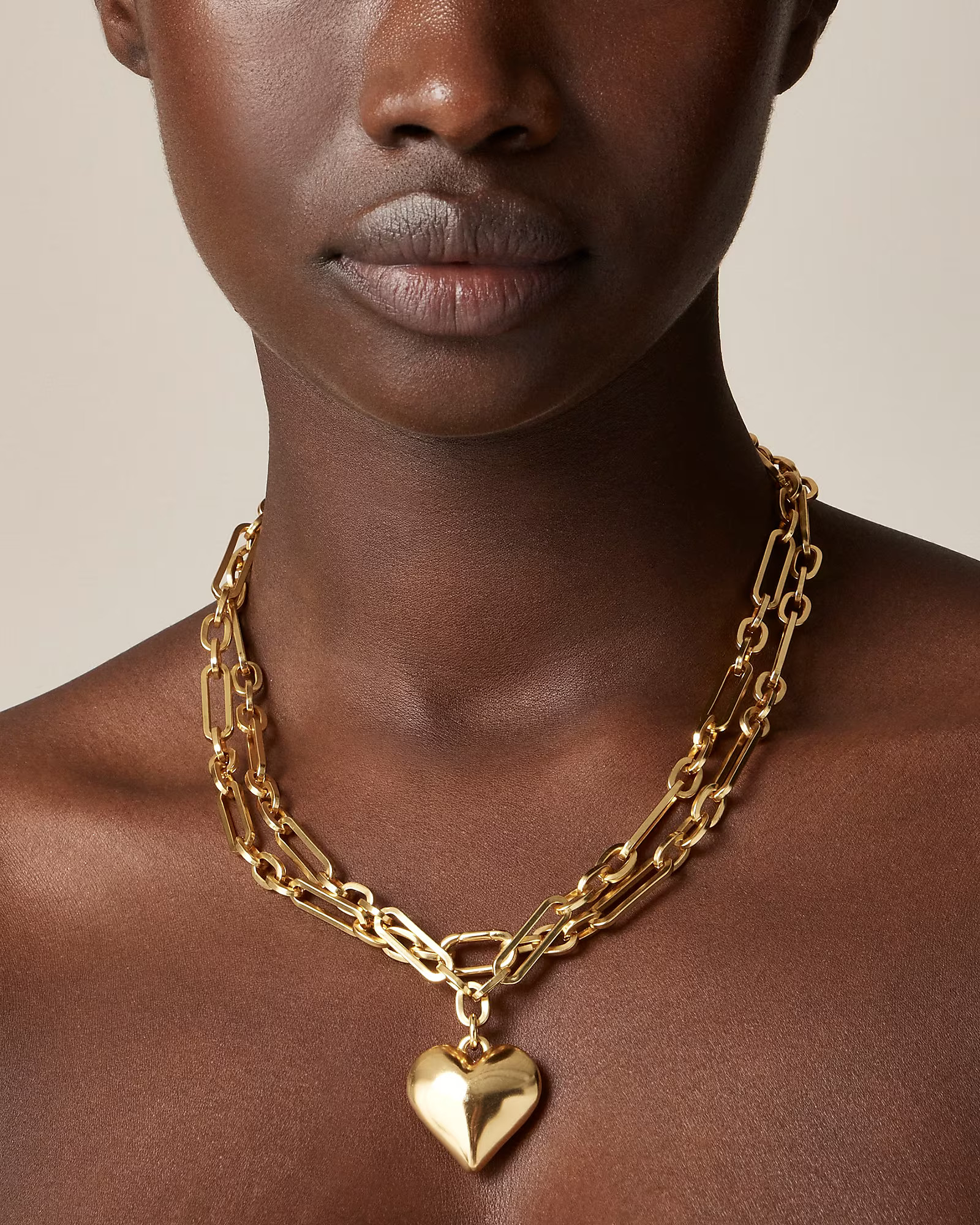 Heart pendant necklace | J. Crew US