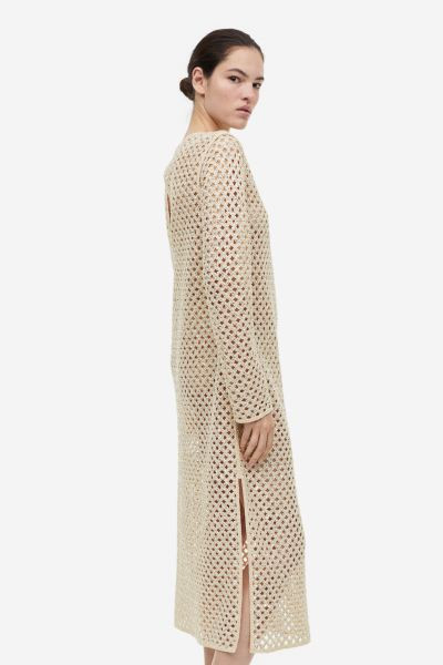 Sequined Hole-knit Dress | H&M (US + CA)