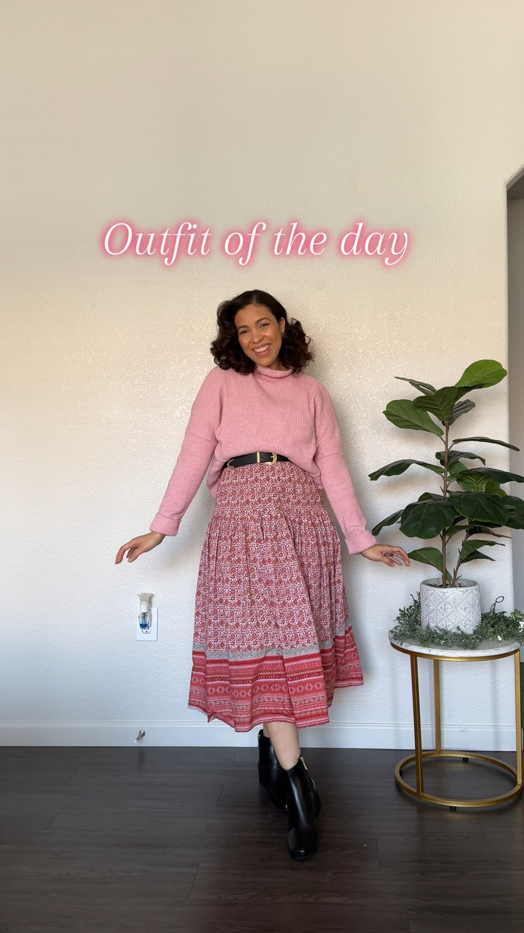 In love with this outfit 🥰🌸! 
My hair is giving classic ✨

Jupe NYC dress 
h&m sweater
Shein belt
Jcpenney boots 

Styling the bump | outfit for church | pretty in pink 


#LTKU #LTKStyleTip #LTKBump