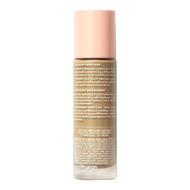 e.l.f. Cosmetics Halo Glow Liquid Filter, Complexion Booster For A Glowing, Soft-Focus Look, Infu... | Walmart (CA)