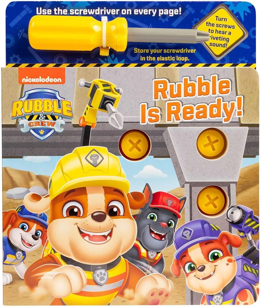 Rubble & Crew: Rubble is Ready! (Interactive Tool Book) | Amazon (US)
