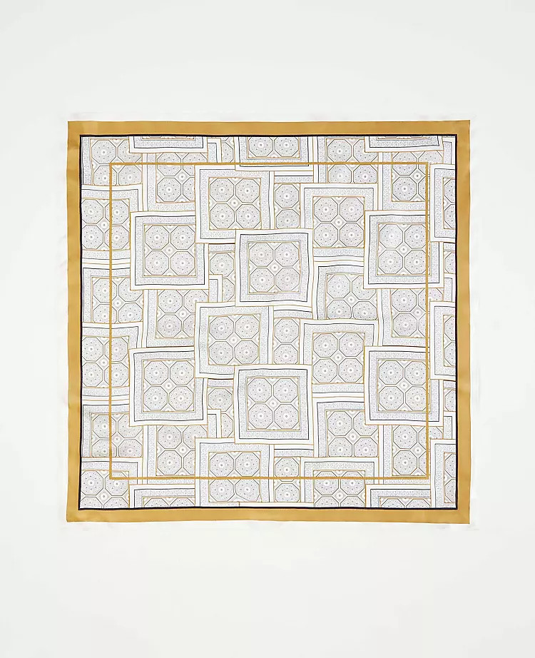 Geo Silk Little Scarf | Ann Taylor (US)