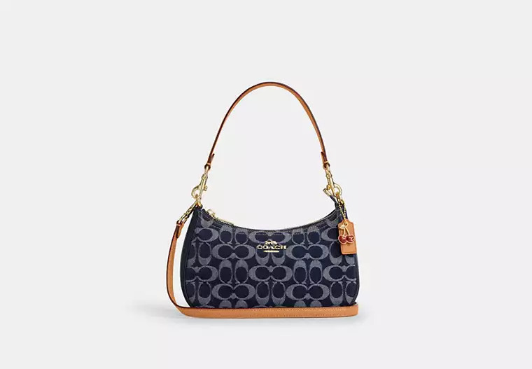Teri Shoulder Bag In Signature Denim | Coach Outlet US