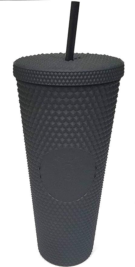 Starbucks Plastic 2021 Black Matte Studded Venti Tumbler, 24 oz | Amazon (US)