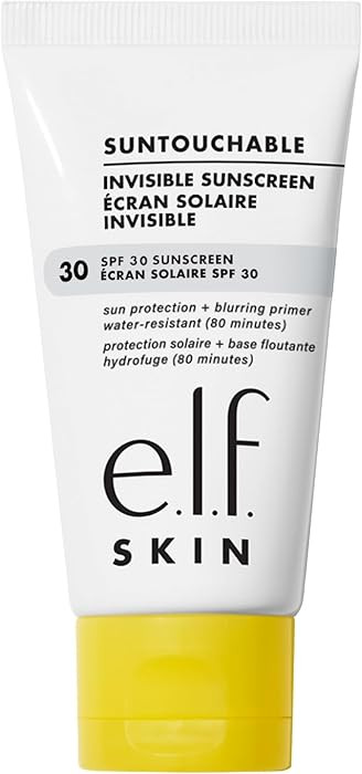 e.l.f. SKIN Suntouchable Invisible SPF 35, Vegan & Cruelty-Free, Lightweight, Gel-based Sunscreen... | Amazon (US)