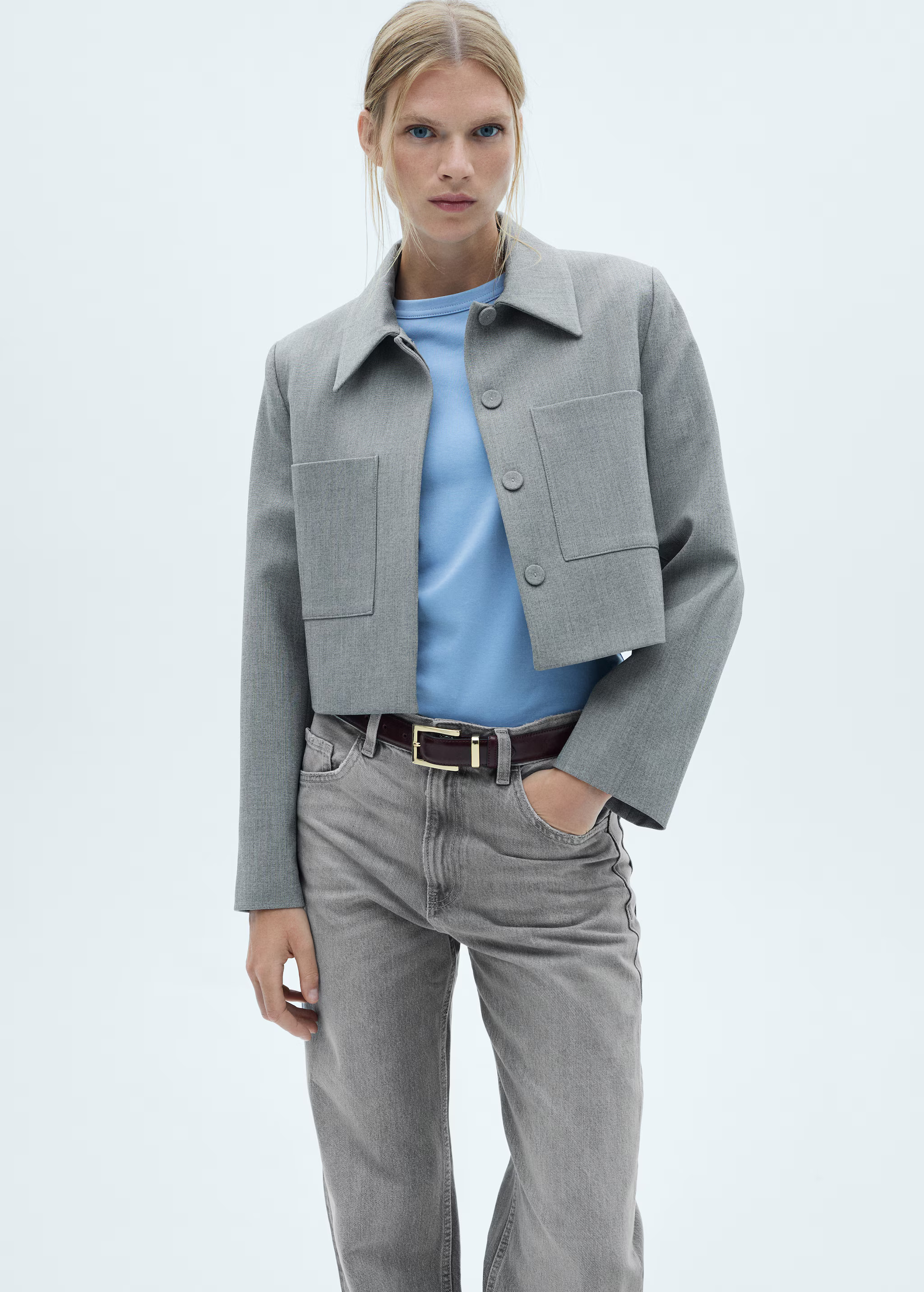 Miami medium-rise straight-fit jeans  - Women | MANGO United Kingdom | MANGO (UK)