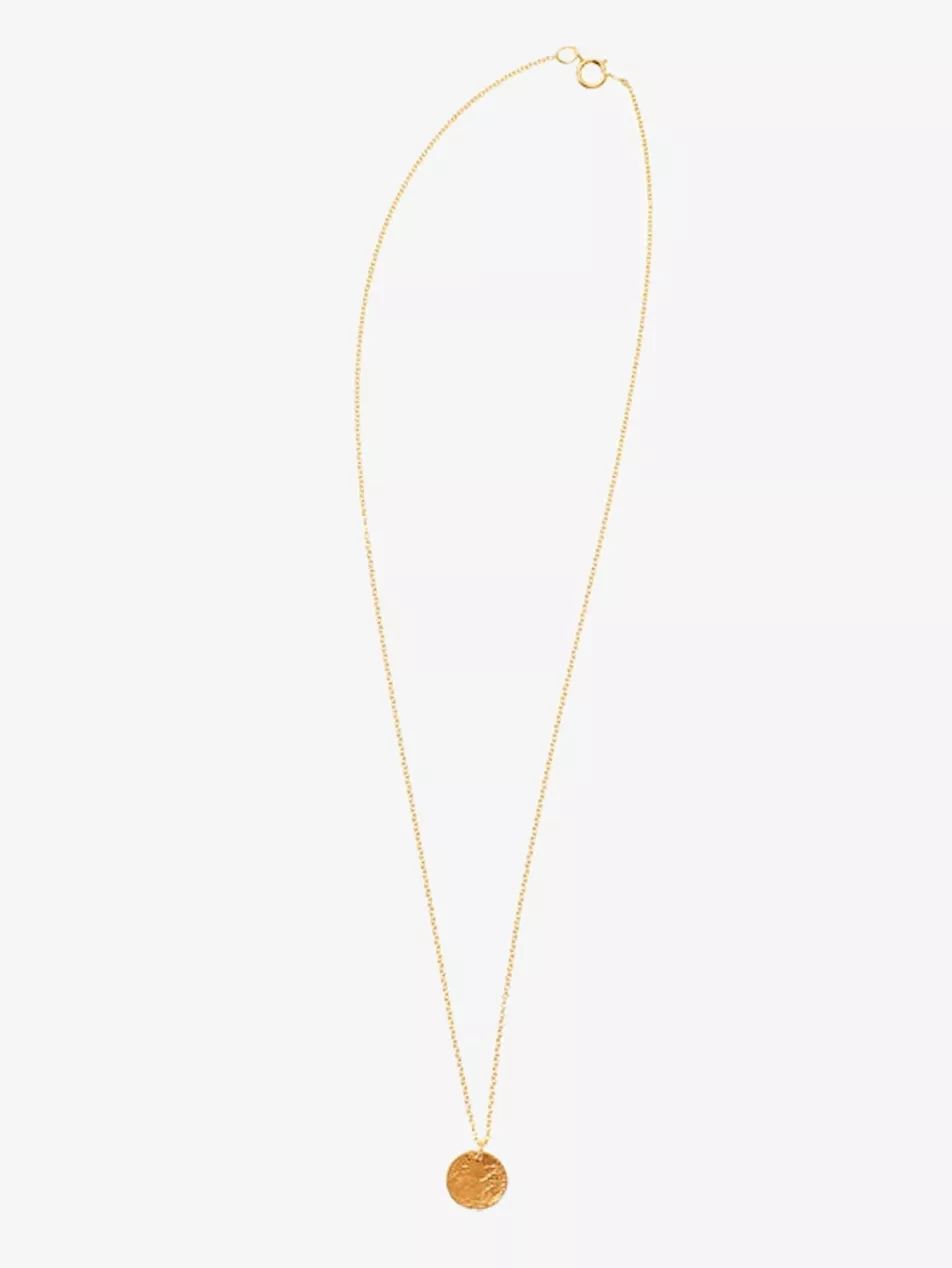 Baby Lion Cub 24ct yellow gold-plated sterling silver necklace | Selfridges