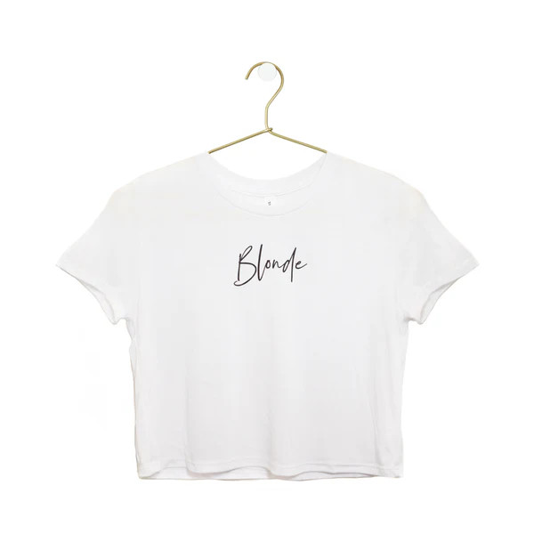 BLONDE CROP TOP | Uncommon James
