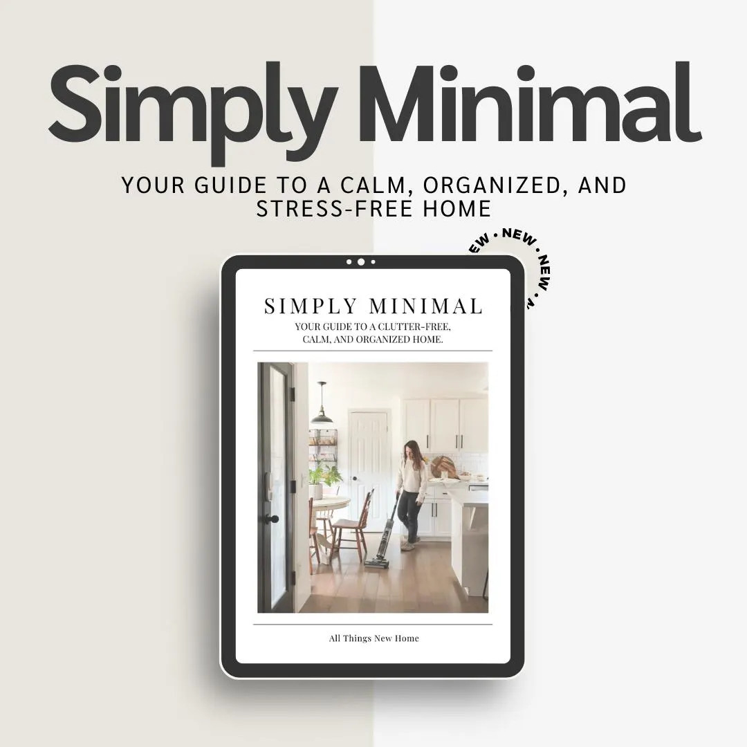 Simply Minimal: 18-page Guide to Decluttering, Organizing, and Simplifying Your Home - Etsy | Etsy (US)