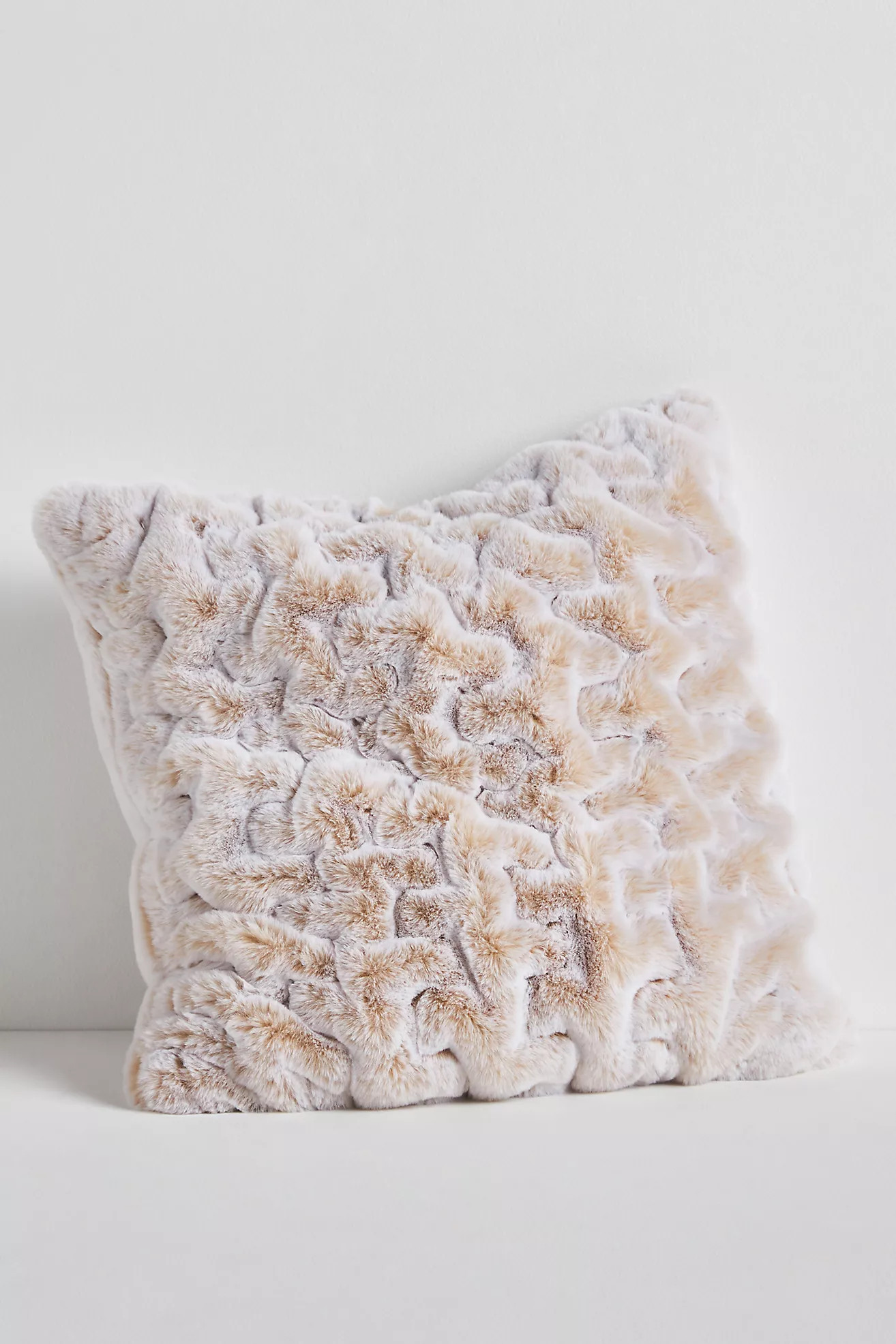 Luxe Sculpted Faux-Fur Pillow | Anthropologie (US)