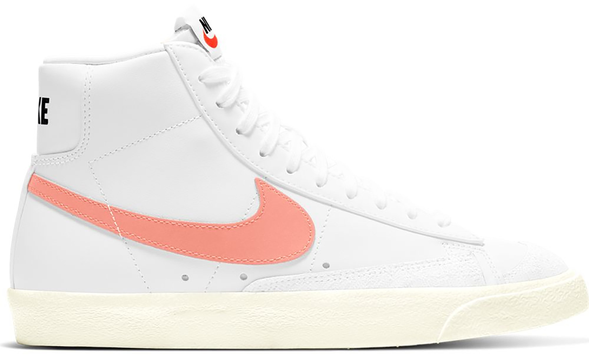 Nike Blazer Mid 77 Atomic Pink (Women's) Sneakers in White/Hyper Crimson | StockX