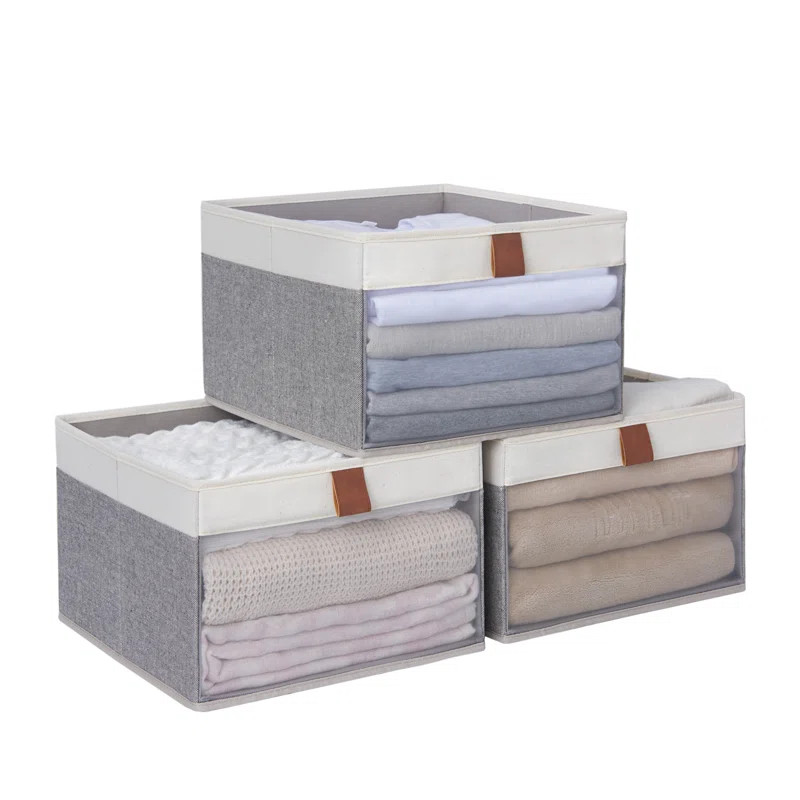 Fabric Storage Box (Set of 3) | Wayfair North America