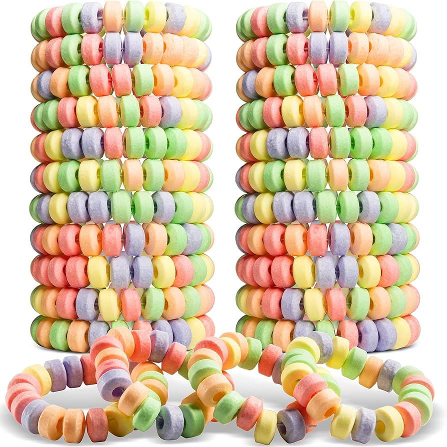 Candy Bracelets - Bulk 36 Count, Individually Wrapped - 2.5 Inch Candy Jewelry Bracelets, Stretch... | Amazon (CA)