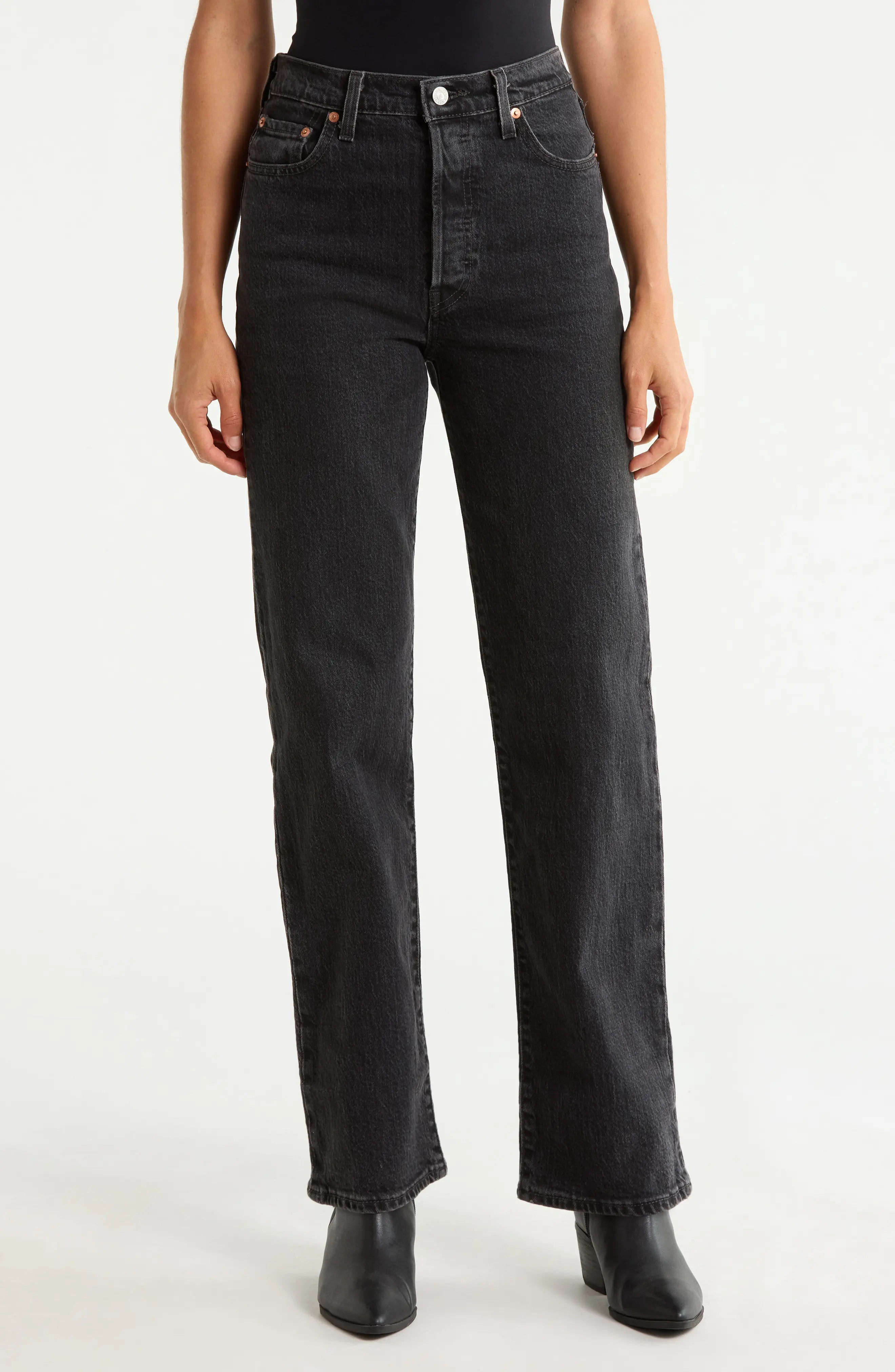 Ribcage High Waist Straight Leg Jeans (Women) | Nordstrom | Nordstrom