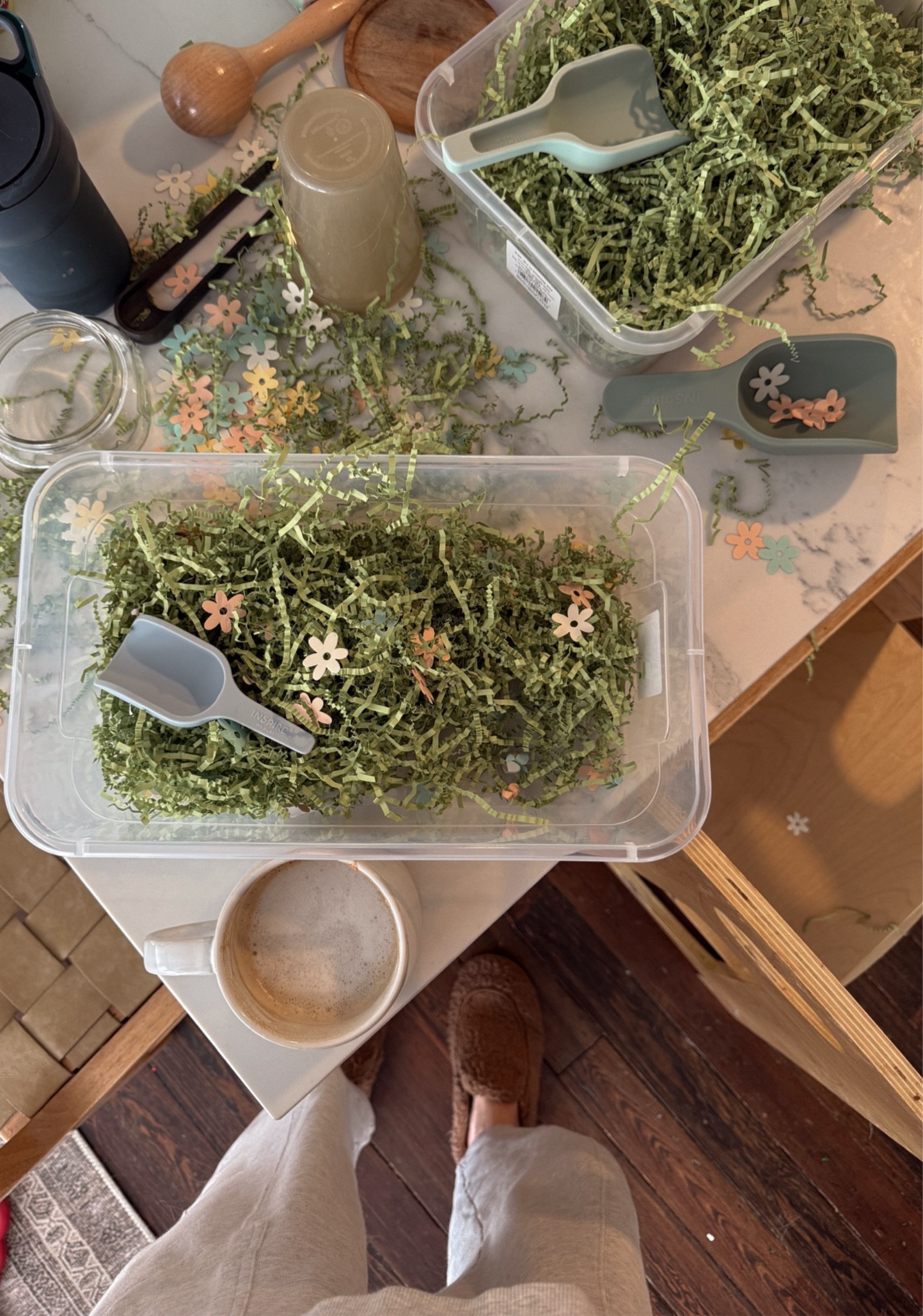 $3 easter basket filler to use for sensory bins! Also linked our scoops — ordered some tongs from the same brand too.

#LTKFamily #LTKKids #LTKSeasonal