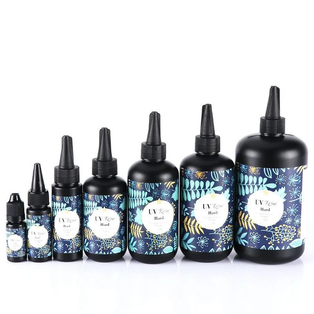 Hard UV Resin Glue Clear Ultraviolet Curing Quick Drying Epoxy Resin UV Glue DIY Jewelry Making T... | AliExpress (US)