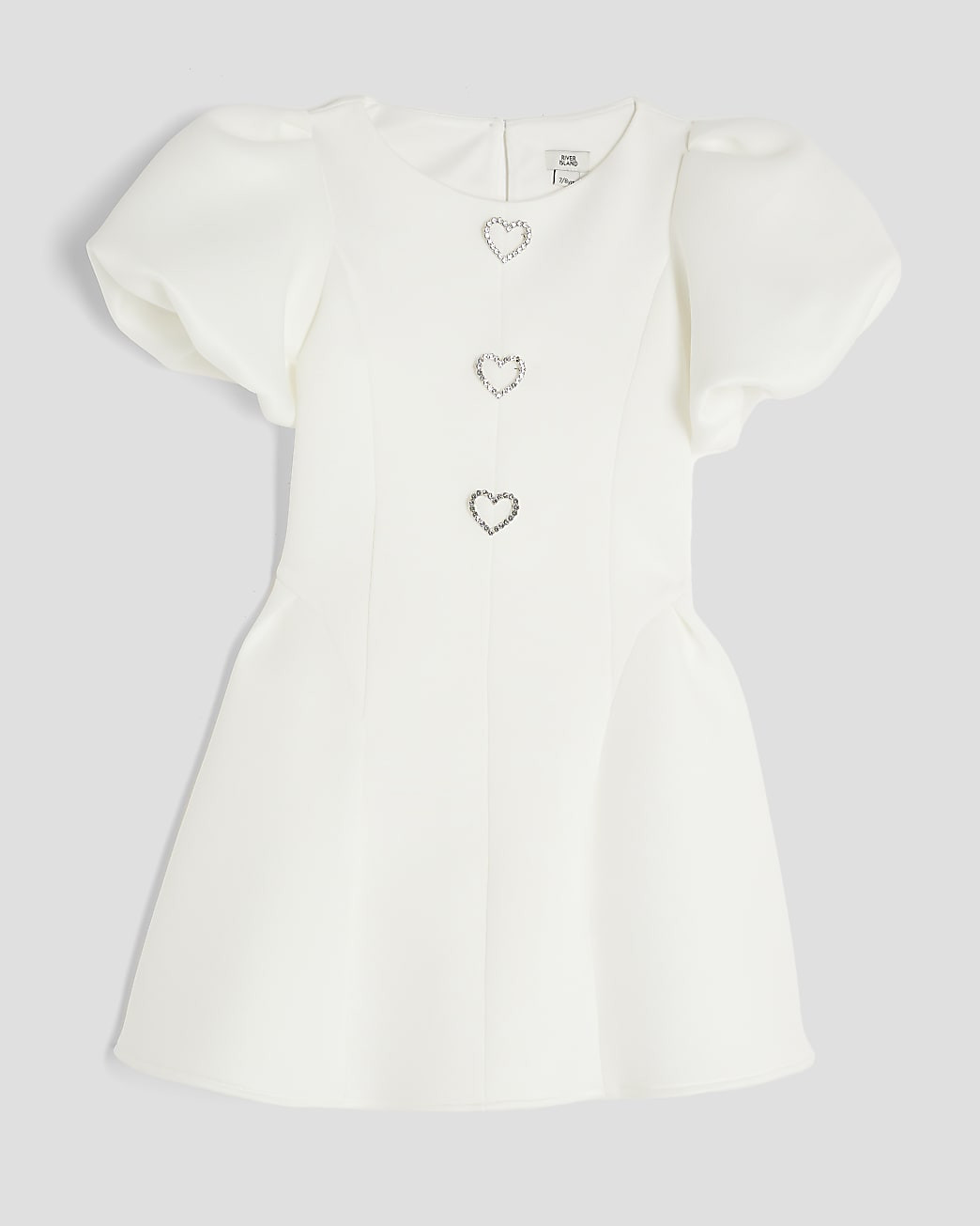 Girls Cream Puff Skater Dress | River Island UK & IE