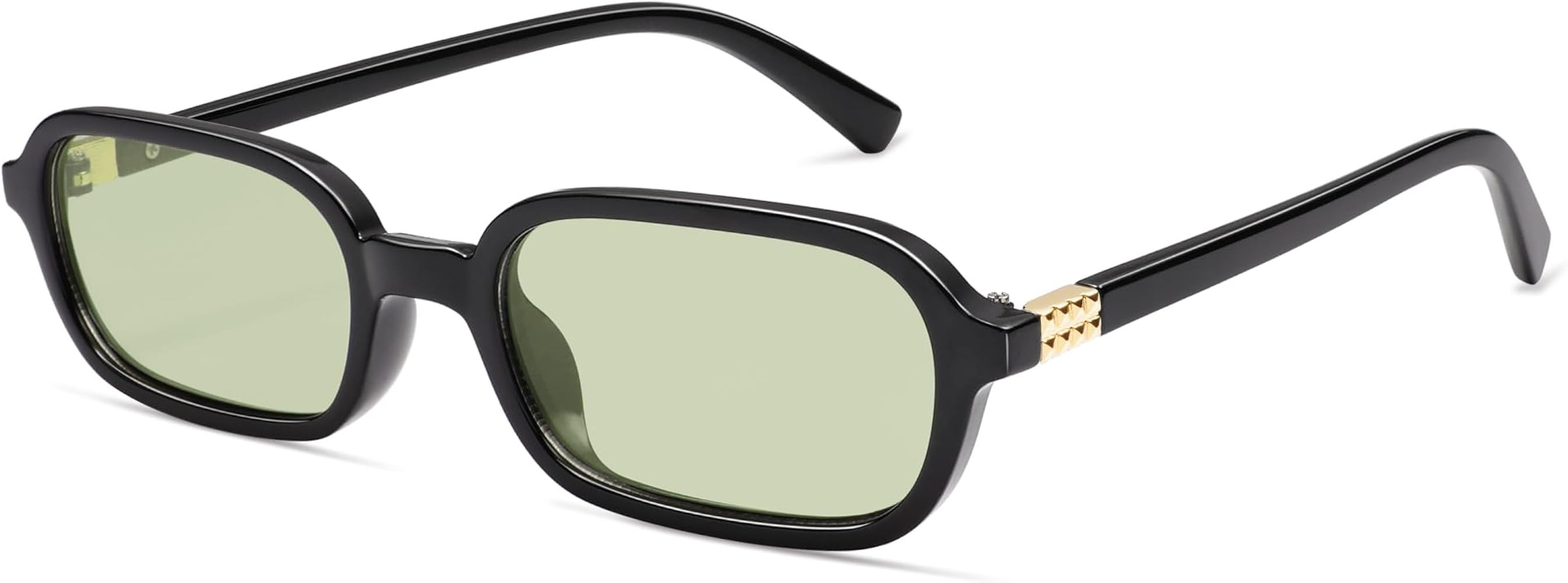 Retro Rectangular Sunglasses for Women Vintage Fashion Trendy Funny Small 90s Square Sunnies 2024... | Amazon (US)