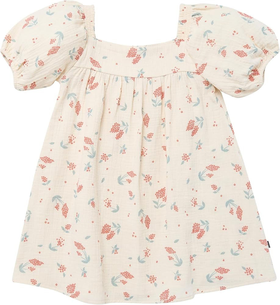 Modern Moments by Gerber Baby Girls' Dress with Puff Sleeves | Amazon (US)