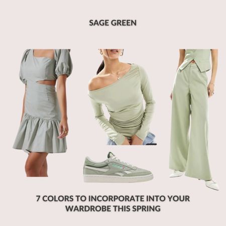 Inspired by the lush foliage of spring, sage green brings a sense of tranquility and freshness to your outfits. Whether you’re wearing a flowy midi dress, tailored blazer, or accessories like scarves or handbags, sage green infuses a touch of nature into your style! 

#LTKstyletip #LTKU #LTKSeasonal
