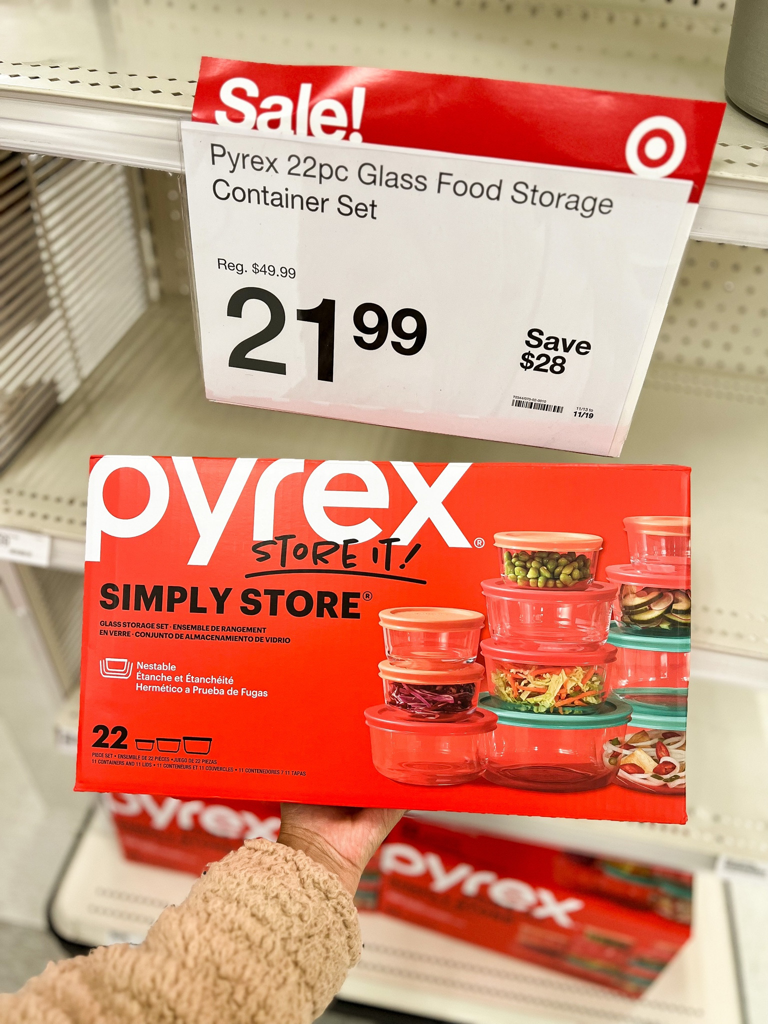 Pyrex 22pc Glass Food Storage … curated on LTK