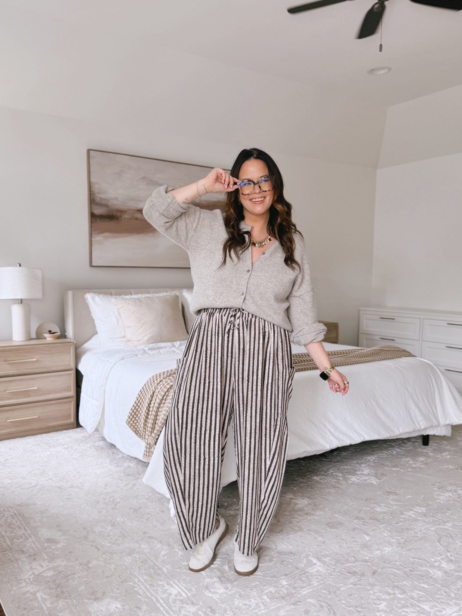 Easy fall outfit.. all from amazon!! Wearing a large in everything shown! 

#LTKStyleTip #LTKMidsize #LTKFindsUnder50