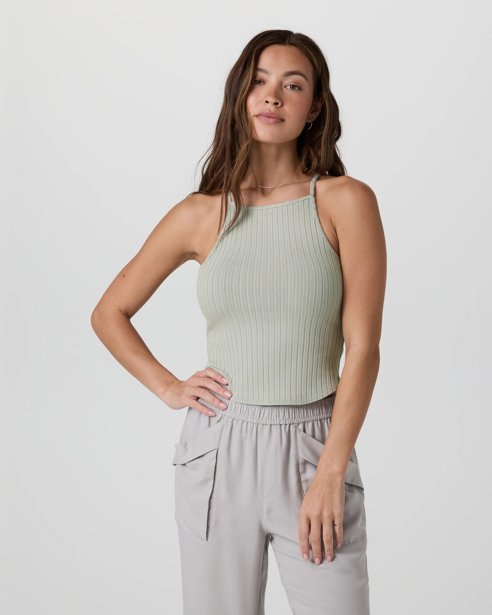 Marina Rib Tank | Talc | Vuori | Vuori Clothing (US & Canada)