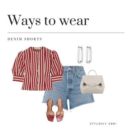 Ways to wear denim shorts. Summer styling. 

#LTKStyleTip #LTKFindsUnder100 #LTKTravel