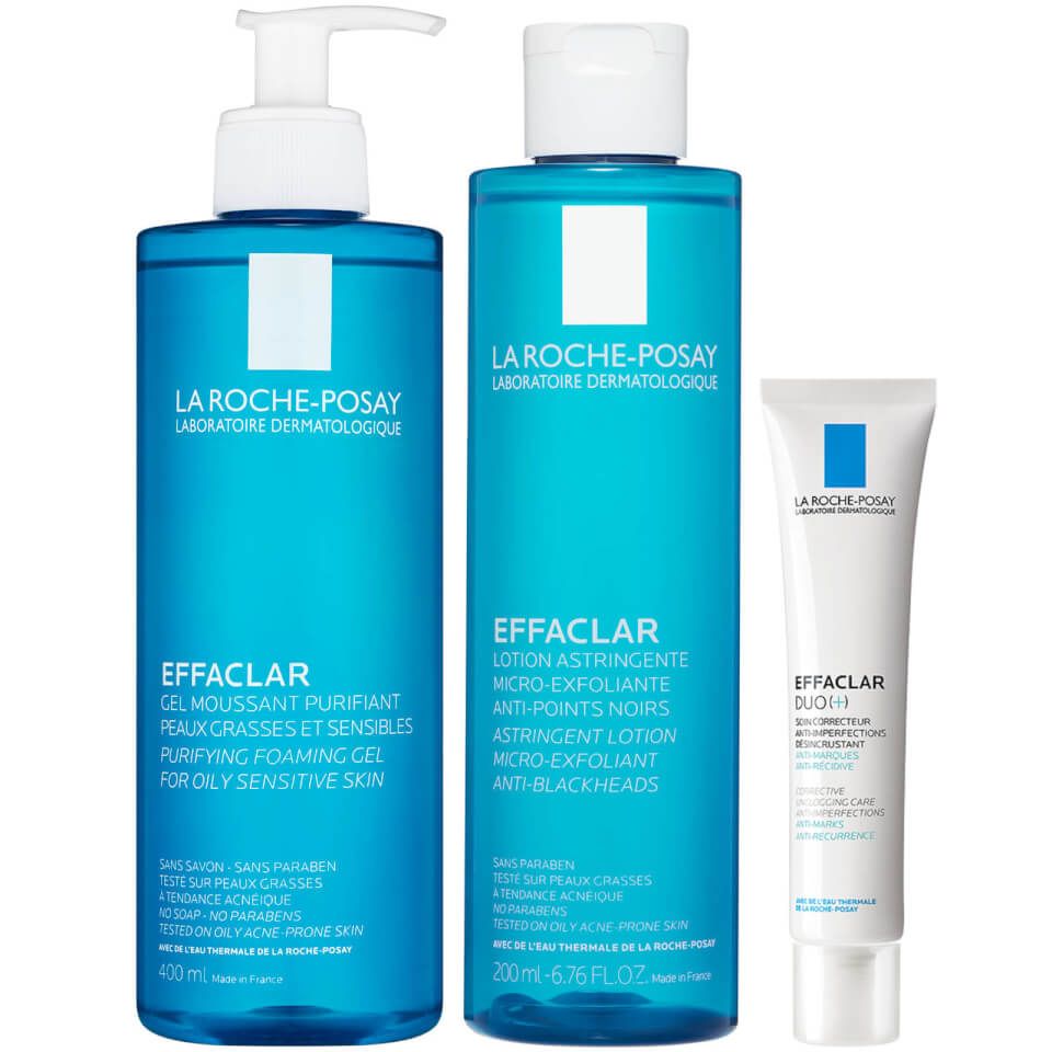 La Roche-Posay Effaclar 3 Step Routine | Look Fantastic (UK)