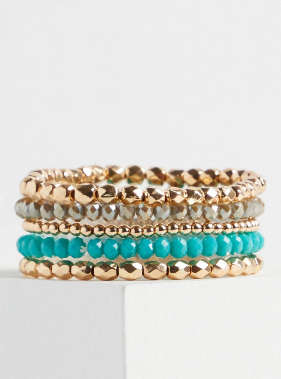 Multi Bead Stretch Bracelet Set | Torrid (US & Canada)