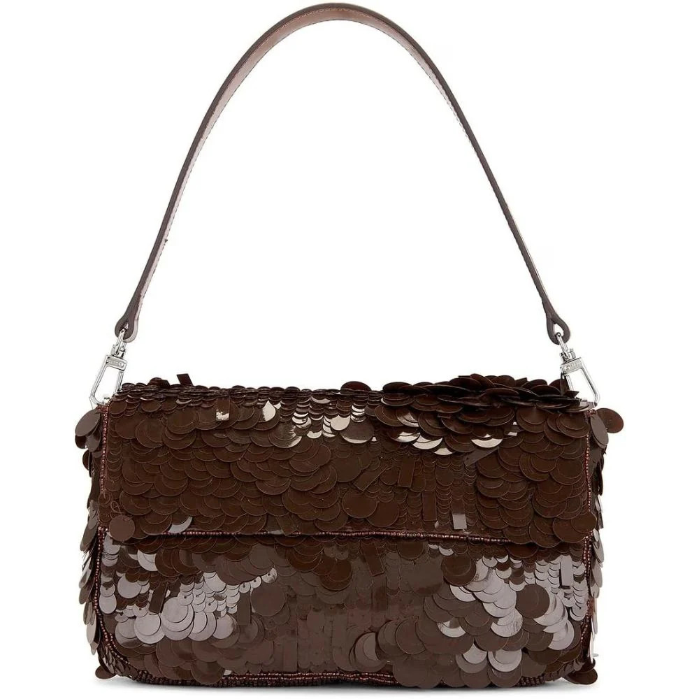 Staud Women's Timmy Shoulder Bag, Cacao | Shop Simon