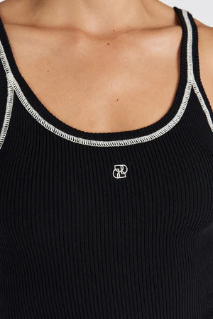 SIGNATURE BLACK CONTRAST SCOOP TANK | DISSH