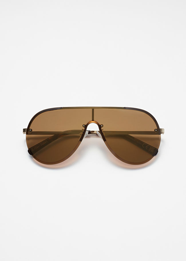 Rimless Aviator-Style Sunglasses | & Other Stories UK