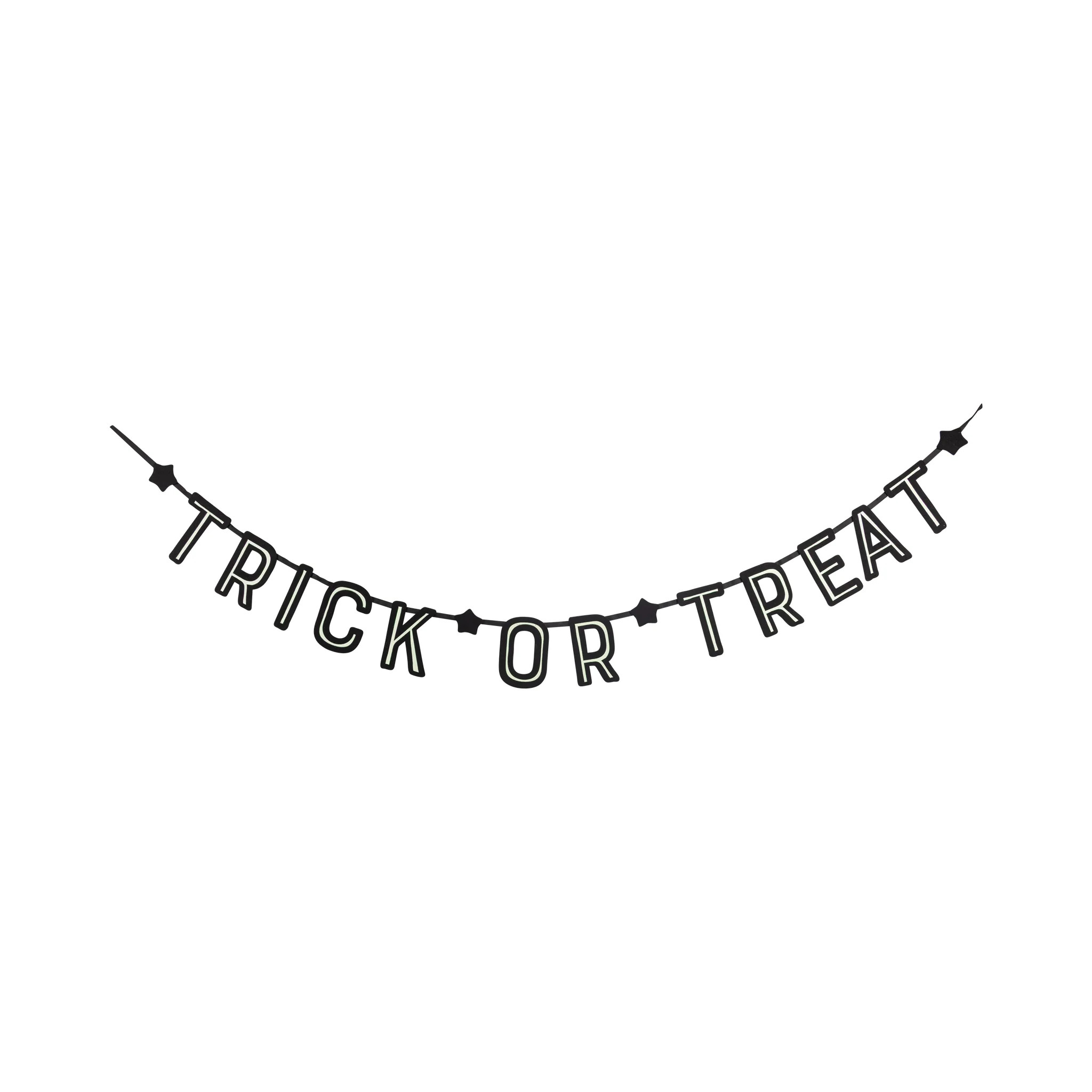 Trick or Treat Felt Glow in the Dark Banner | My Mind's Eye