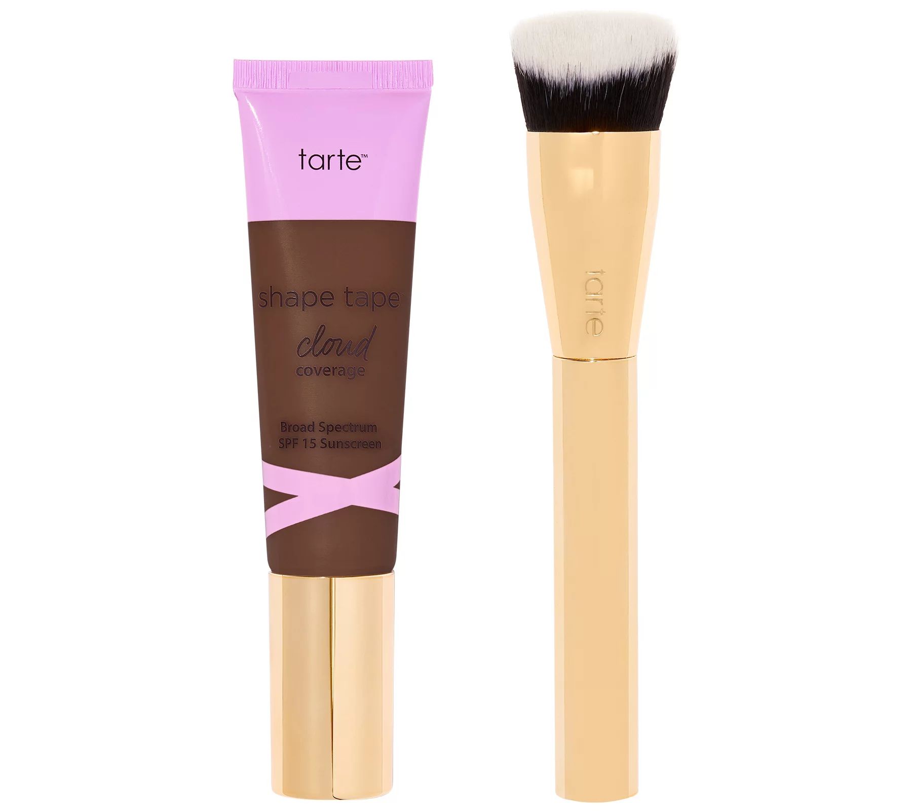 tarte Shape Tape Cloud Cream SPF 15 w/ Brush - QVC.com | QVC