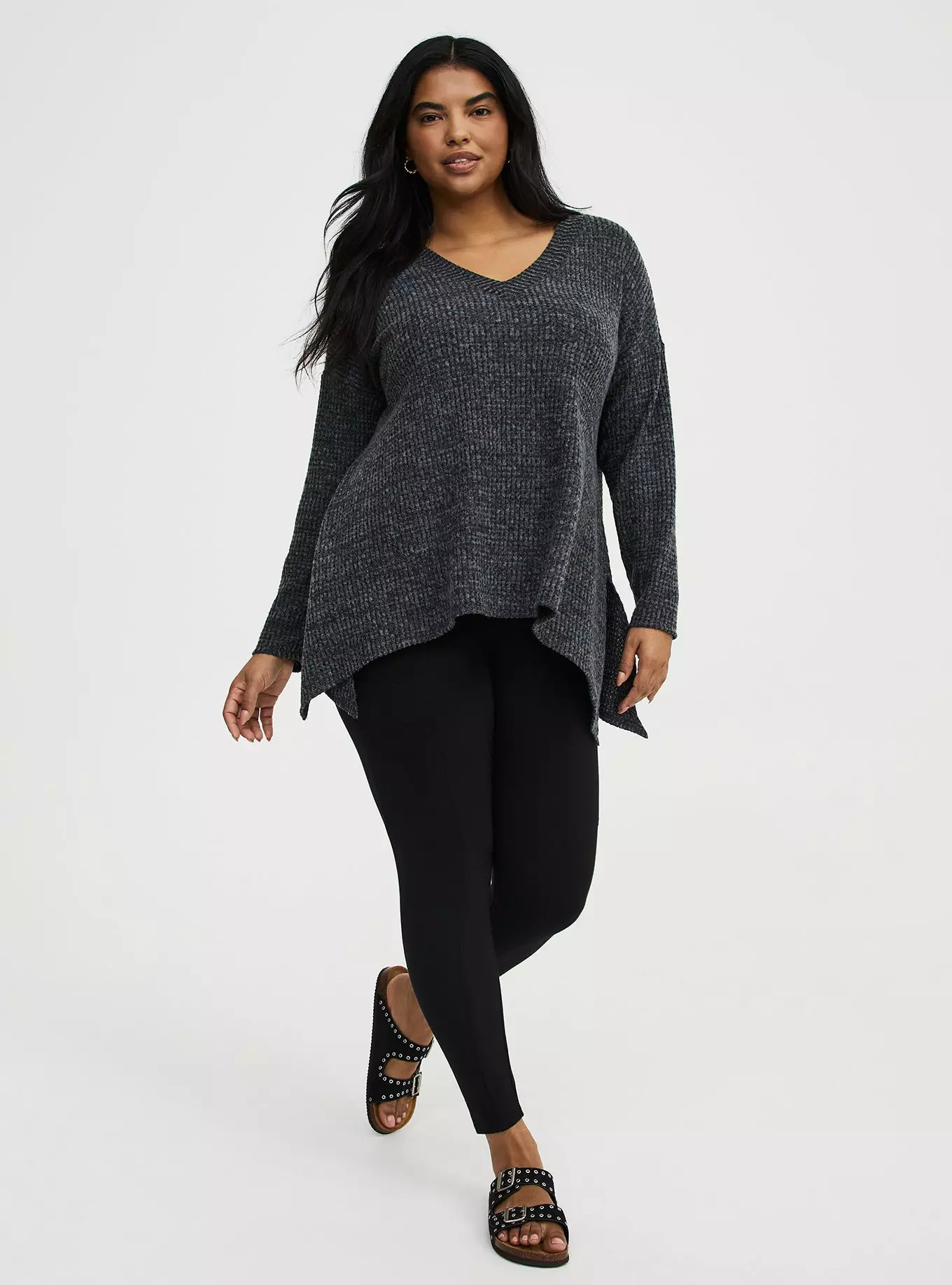 Brushed Waffle Sharkbite Top | Torrid (US & Canada)