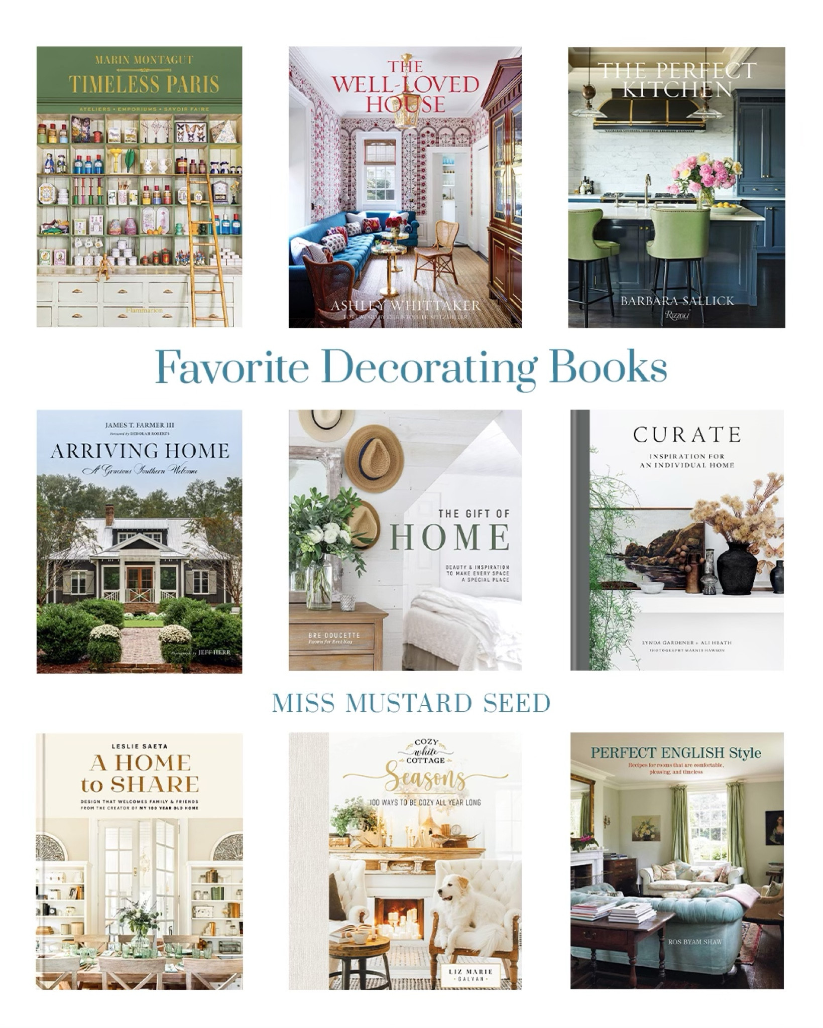 Dive into the world of interior design and decorating with Marian's handpicked collection of favorite decorating books. Explore these inspiring reads that are a treasure trove of design ideas, tips, and creative inspiration. From timeless classics to contemporary gems, these books are a must-have for anyone looking to transform their living spaces. Elevate your home decor game with Marian's curated selection of decorating literature. #DecoratingBooks #InteriorDesign #CreativeInspiration

#LTKfindsunder50 #LTKHoliday #LTKhome