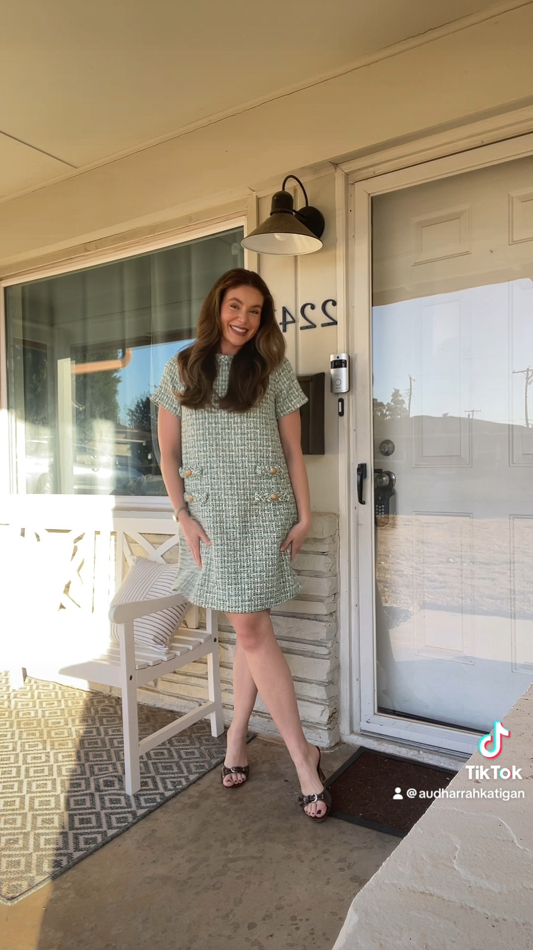 The perfect Christmas card dress 💚🎄