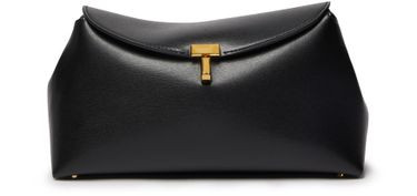 T-Lock leather clutch bag - TOTEME | 24S US
