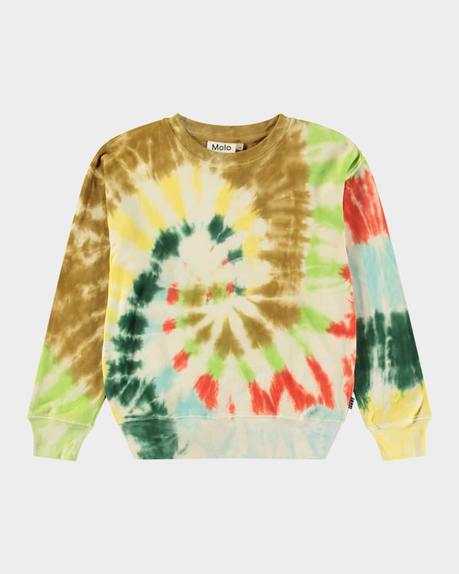 Boy's Memphis Tie Dye Sweatshirt, Size 4-6 | Neiman Marcus