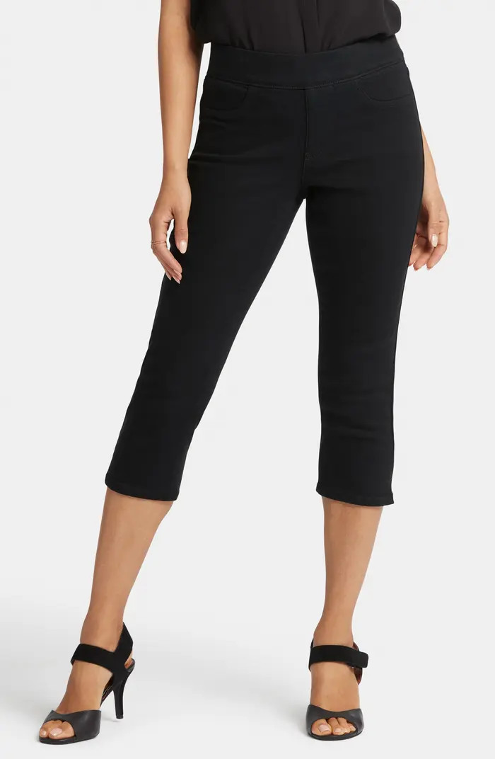 Dakota Side Slit Pull-On Capri Jeans | Nordstrom