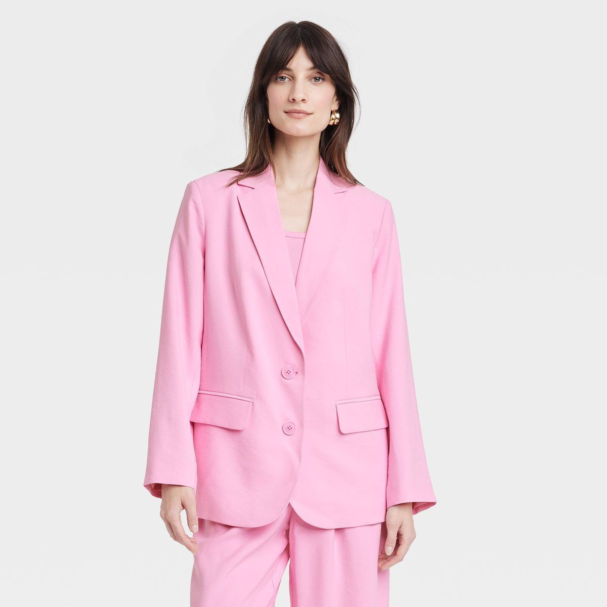 Women's Spring Blazer - A New Day™ Pink 2X | Target