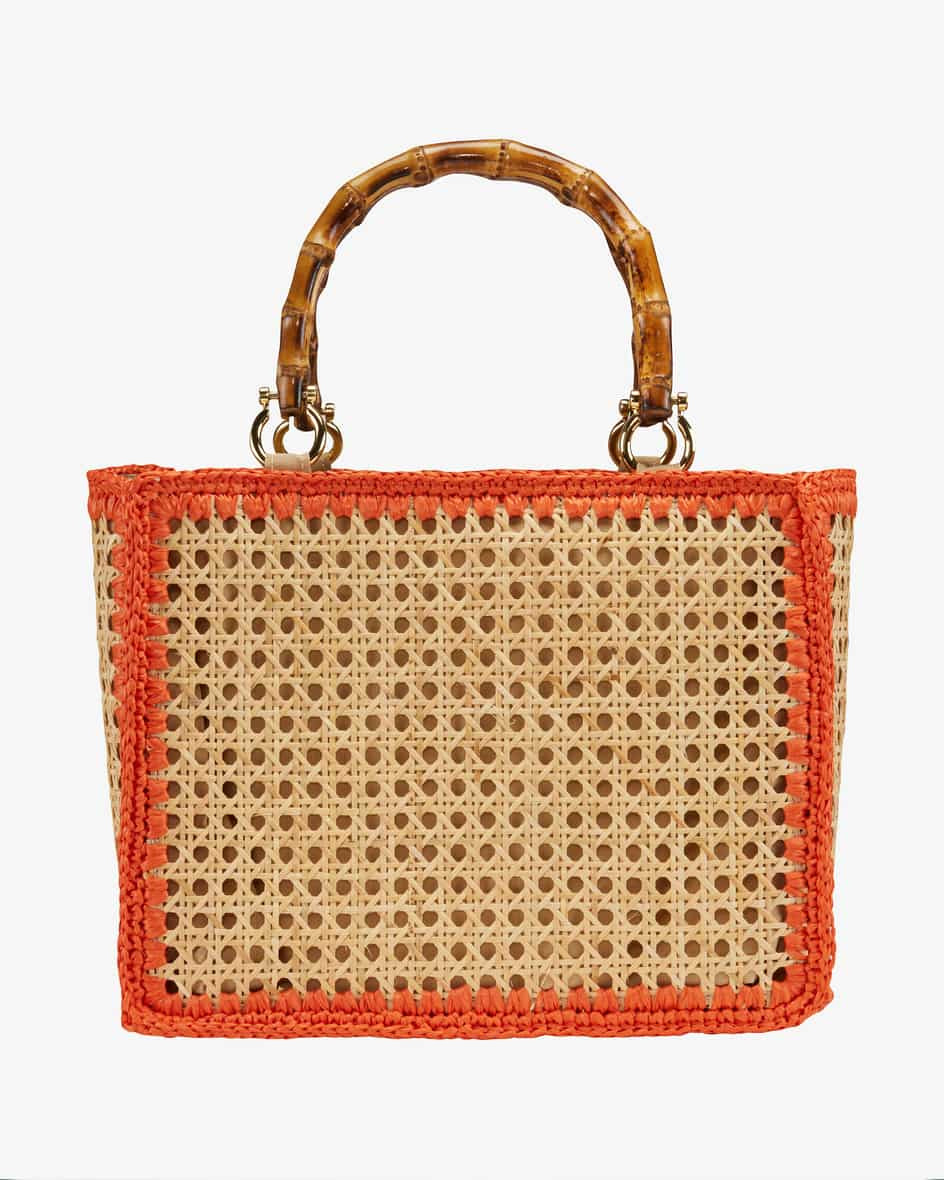 Henkeltasche von CATERINA BERTINI in Natur und Orange. Made in Italy - Das 1925
gegründete Label... | Lodenfrey (DACH)