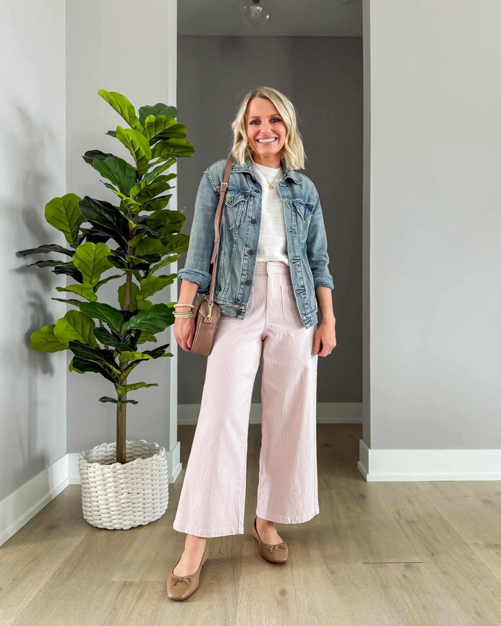 Spring transitional outfit. Love layers during this season for chilly mornings and nights.

#LTKootd #LTKOver40 #LTKSeasonal