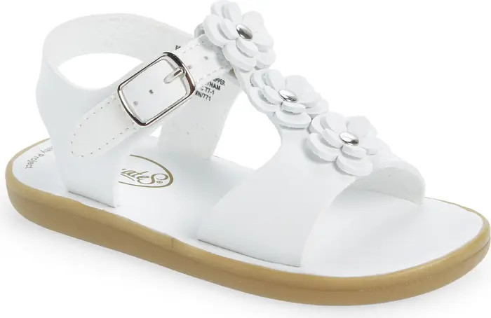 Jasmine Metallic Flower Waterproof Sandal | Nordstrom